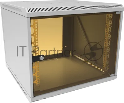 Шкаф коммутационный Suprlan (05-1096) настенный 12U 600x600 мм пер. дв. стекл направл. под закл. гайки 70 кг RAL 7035 535 мм 22.69 кг 500 мм