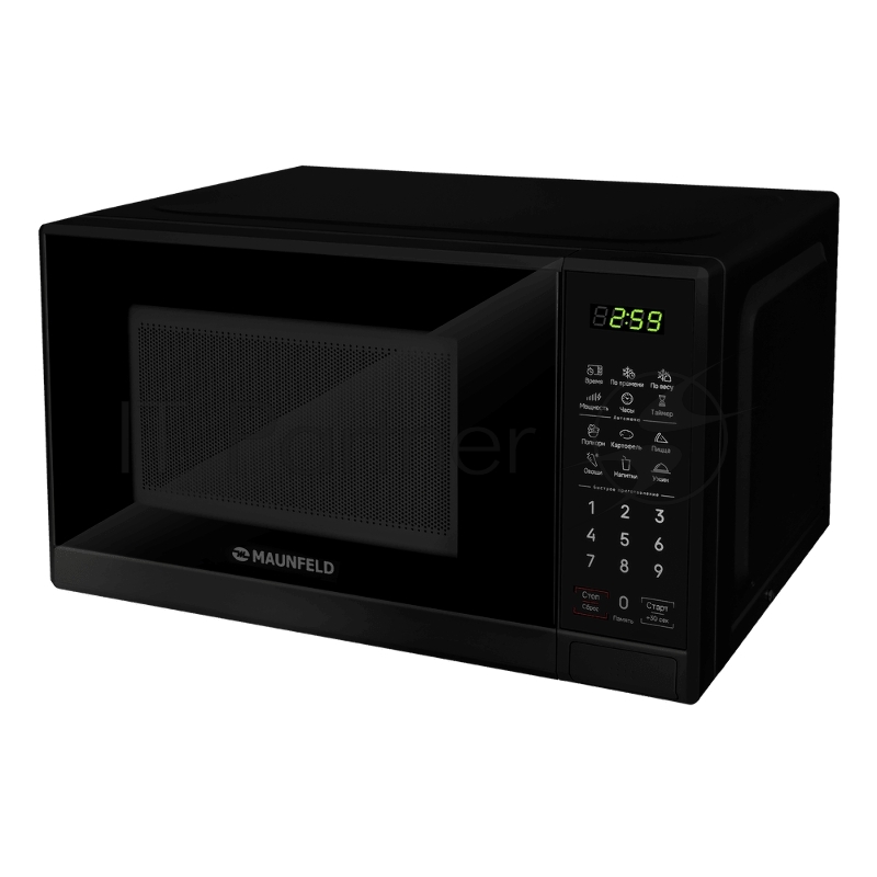 Микроволновая печь Maunfeld MFSMO720EB07 черный, 20 л, 700 Вт, переключатели - сенсор