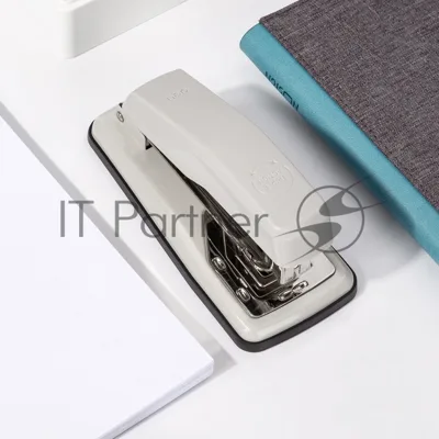 Степлер Deli E0414S/GREY E0414S 24/6 24/8 26/6 (25 листов) серый 50 скоб, металл/пластик, коробка