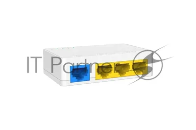 Коммутатор неуправляемый Tenda S204PD, PoE 4x100 Мбит/с, настольный, пластиковый корпус