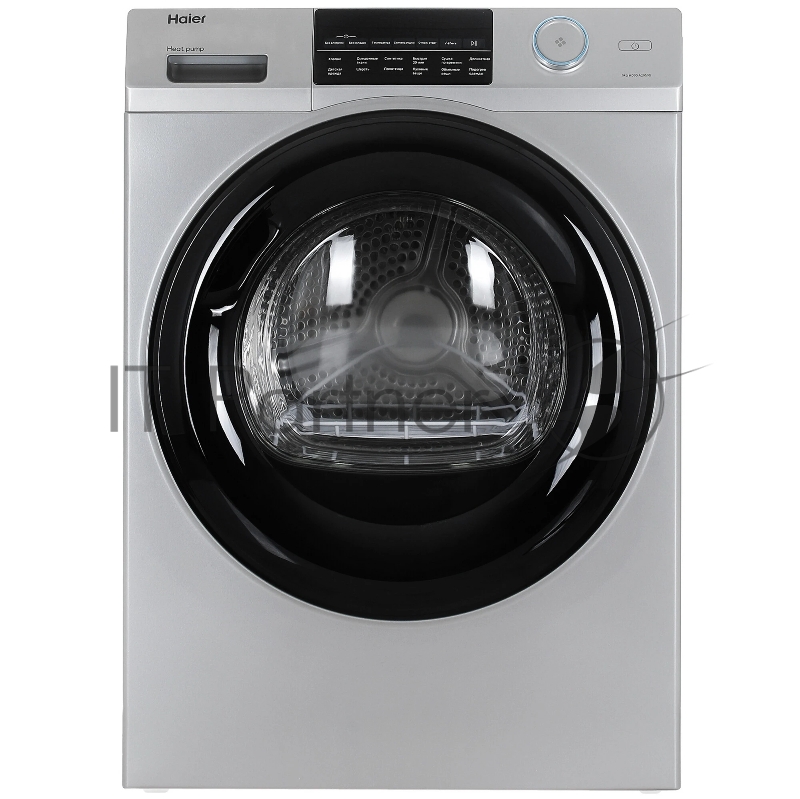 Сушильная машина Haier HD90-A2959S серый/черный, 9 кг, сушка - тепловой насос, программ - 12, 59.5 x 84.5 x 60 см