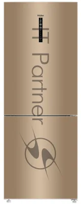 Холодильник Haier C4F744CGGU1 золотистый двухкамерный 303/136л морозилка снизу, No Frost