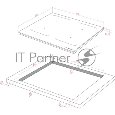 Индукционная варочная панель Kuppersberg ICI 629