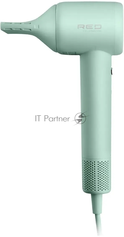 Фен Red Solution F572 зеленый/мятный, 1400 Вт, компактный, ионизация