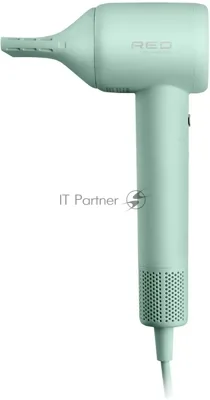 Фен Red Solution F572 зеленый/мятный, 1400 Вт, компактный, ионизация