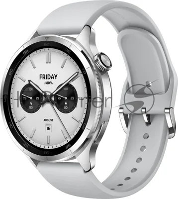 Умные часы Xiaomi Watch S4, 1.43" AMOLED, Bluetooth, WR50, серебристый / серый