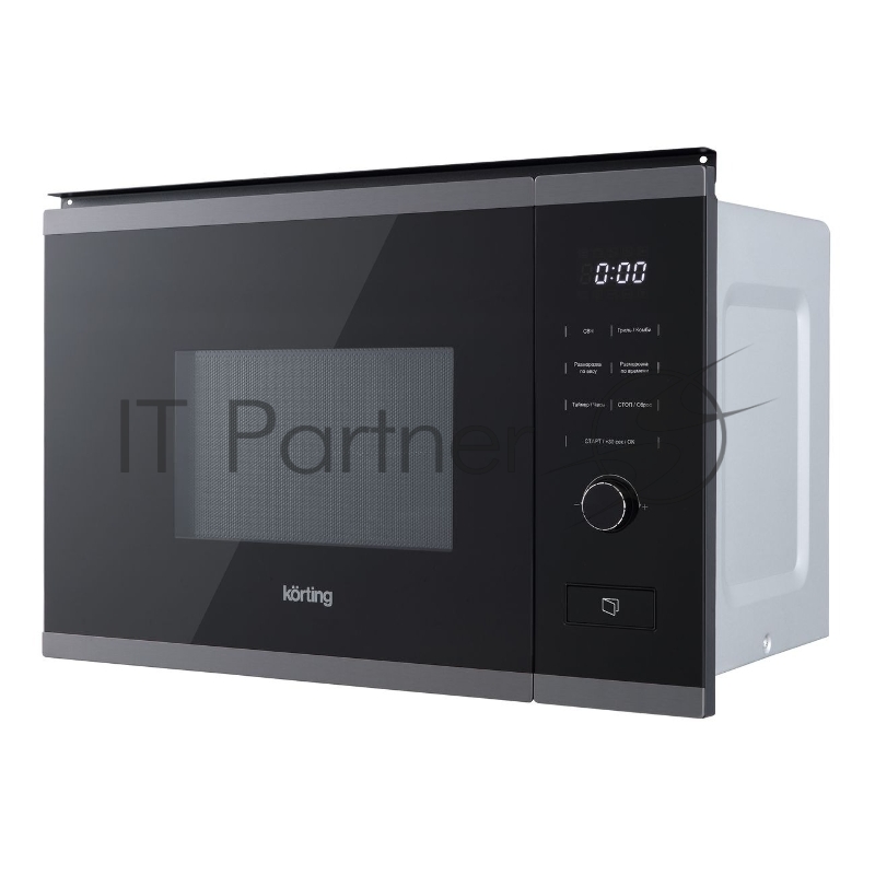 Встраиваемая микроволновая печь Korting KMI 820 GNBX черный, 20 л, 800 Вт, переключатели - сенсор