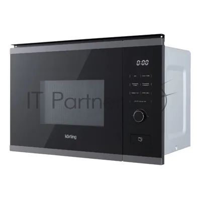 Встраиваемая микроволновая печь Korting KMI 820 GNBX черный, 20 л, 800 Вт, переключатели - сенсор