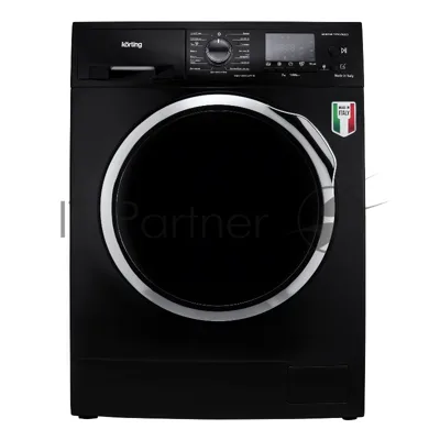 Стиральная машина Korting KWM 45ID1477 N черный, загрузка фронтальная 7 кг, 1400 об/мин, класс A
