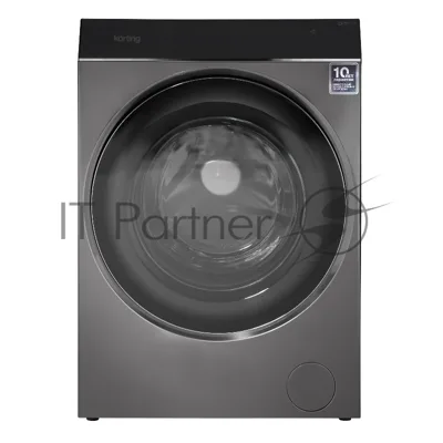 Стиральная машина Korting KWM 60DS1499 An антрацит, загрузка фронтальная 10 кг, 1400 об/мин, класс A+++