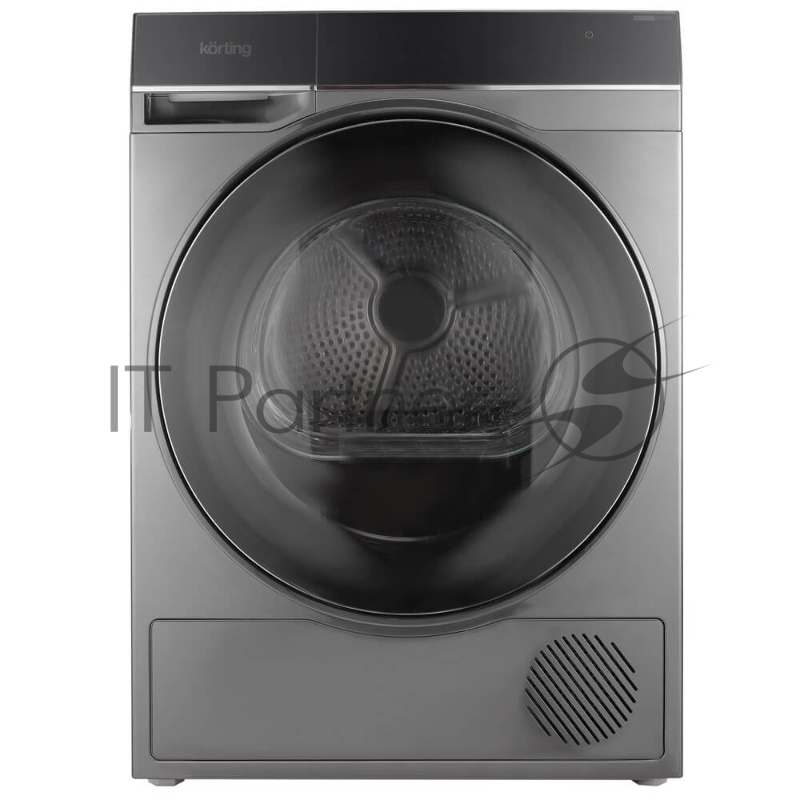Сушильная машина Korting KD 69IHP10 An антрацит, 10 кг, сушка - конденсационная, программ - 12, 59.5 x 85 x 62.7 см
