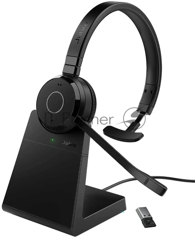 Гарнитура Jabra Evolve 65 TE чёрный, беспроводная, Bluetooth, до 16 ч