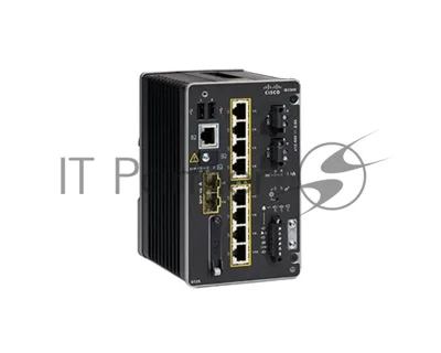 Коммутатор Cisco IE-3300-8T2S-E, 8×1 Гбит/с + 2×1 Гбит/с SFP, управляемый