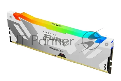 Оперативная память Kingston Fury Renegade, DDR5, 16Gb (1x16Gb), 7600MHz, CL38, DIMM, радиатор, RGB, белый