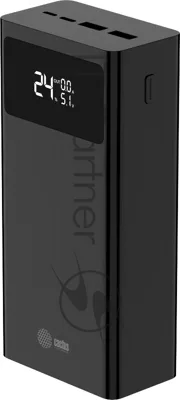 Портативный аккумулятор Cactus CS-PBFSKA-30000 30000mAh 22.5W 4.5A USB-A/USB-C черный