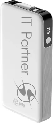 Портативный аккумулятор Cactus CS-PBFSPA-10000 10000mAh 22.5W 4.5A 2xUSB-C белый