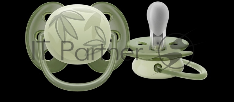 Пустышка Philips Avent ultra soft, листочки, 0-6 мес., 1 шт.