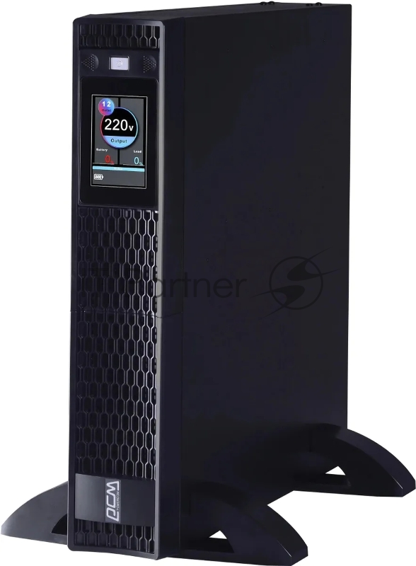 Источник бесперебойного питания Powercom Next, On-Line, 2000VA/2000W, Rack/Tower, 8*IEC320-C13 + 2*C19, LCD, Serial+USB, SmartSlot, подкл. доп. Бат.