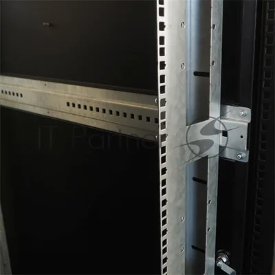 Шкаф серверный напольный ЦМО 48U (800 1000) двойные перфорированные двери 2 шт.