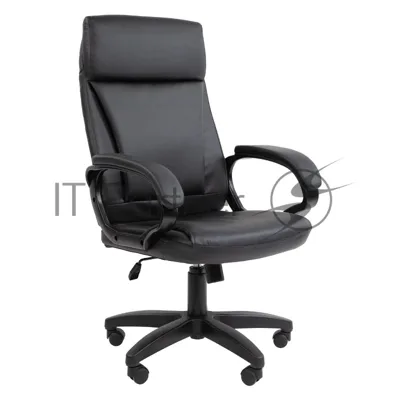 Кресло Chairman 794 LT черный, экокожа, 120 кг