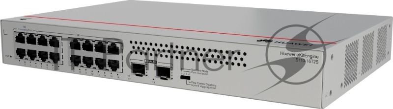 Коммутатор Huawei S110-16T2S, 16×1 Гбит/с + 2×1 Гбит/с SFP, неуправляемый