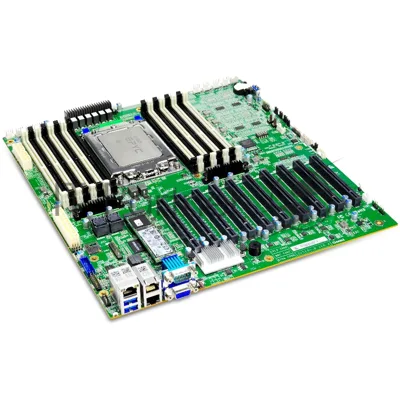 Материнская плата серверная Gooxi G2SERO-B-PK2, SP3, AMD EPYC, 16xDDR4, 2xMiniSAS HD, 1xM.2, 4xPCIe 3.0 x16, 6xPCIe 3.0 x8, 1xVGA, 2x1Gb LAN, 2xUSB-A 5Gbps, 1x3.5 мм, 7.1, E-ATX