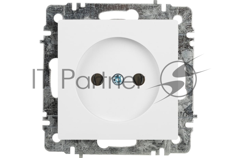 Розетка Intro Accent 6-201-01 2Р 16А-250В IP20 СУ AL/CU белый Б0063653