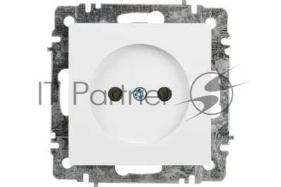 Розетка Intro Accent 6-201-01 2Р 16А-250В IP20 СУ AL/CU белый Б0063653