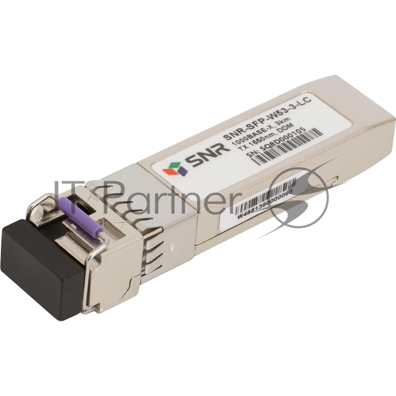 Модуль SFP WDM, дальность до 3км LC (6dB), 1550нм