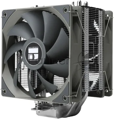 Кулер для процессора Thermalright Assassin Spirit 120 V2 серебристый/черный/серый (4-pin PWM, 154мм, Al/Cu, 4x6мм, 1x120мм, 66.17CFM, 25.6dBA, 1500RPM, S: 1851/1700/1200/115X, AM5/AM4)