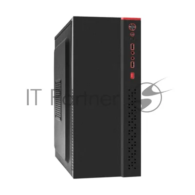 Компьютерный корпус Miditower ExeGate AA-443-AA400 (ATX, AA400 8 см, 2хUSB+HD Audio, черный)