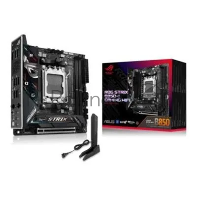 Материнская плата ASUS ROG STRIX B850-I GAMING WIFI, AM5, AMD B850, 2xDDR5, 2xSATA, 2xM.2, 1xPCIe 4.0 x16, HDMI, 1x2.5Gb LAN, USB Type-C, 3x3.5 мм, 7.1, mini-ITX