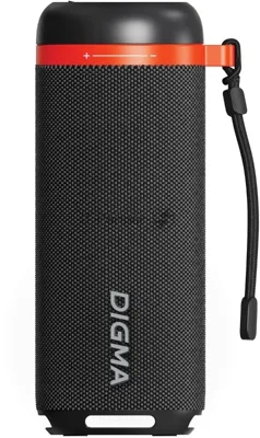 Колонка портативная Digma D-PS1521 черный 16W 2.0 BT 10м 1800mAh