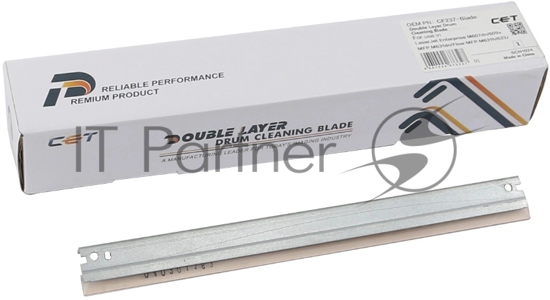 Ракель CET CET281109 (CF237-Blade) для HP LJ Ent M607dn/M607n