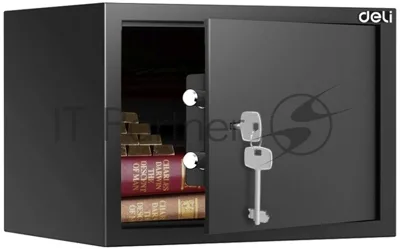 Сейф Deli Srock ET561 200x310x200мм ключевой