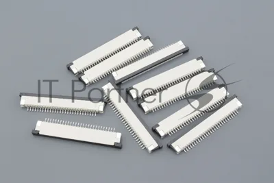 Разъем FPC Half Coverage Bottom Contact 1.0K-BX-28PWB 28 pin высота 2мм шаг 1мм 10 шт