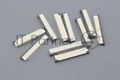 Разъем FPC Half Coverage Bottom Contact 1.0K-BX-24PWB 24 pin высота 2мм шаг 1мм 10 шт