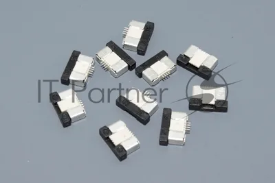Разъем FPC Half Coverage Top Contact 0.5K-BS-4PWB 4 pin высота 2мм шаг 0,5мм 10 шт