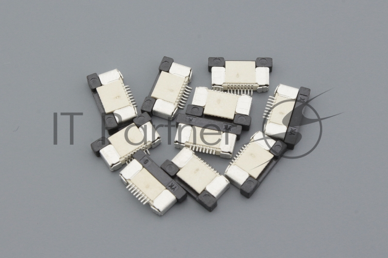 Разъем FPC Half Coverage Top Contact 0.5K-BS-8PWB 8 pin высота 2мм шаг 0,5мм 10 шт