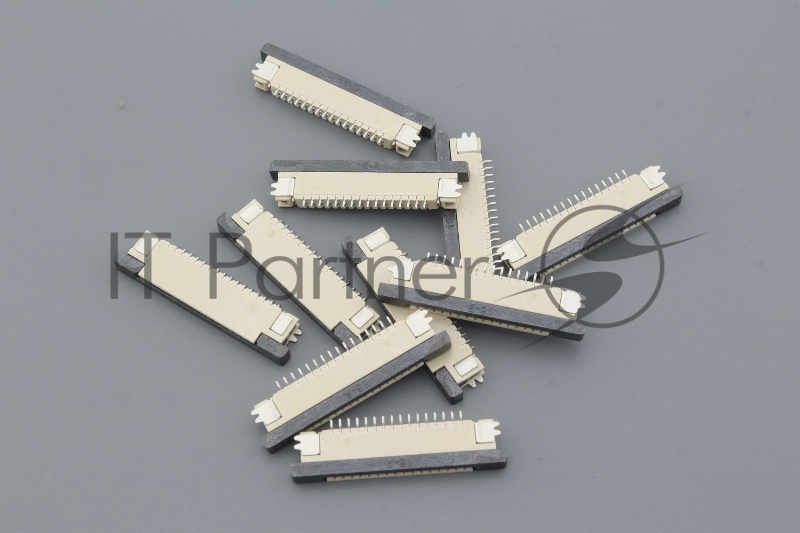 Разъем FPC Half Coverage Top Contact 0.8K-BS-16PWB 16 pin высота 2мм шаг 0,8мм 10 шт