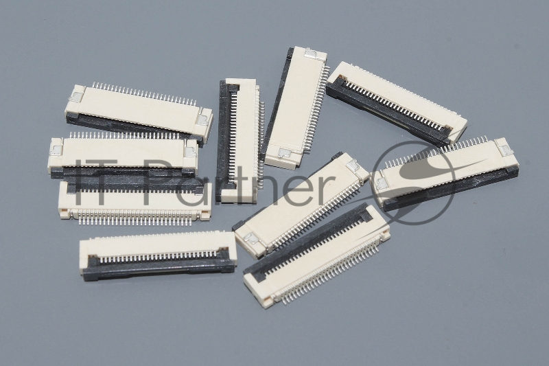 Разъем FPC Flip-Lock 0510-28RLGF 28 pin высота 1мм шаг 0,5мм 10 шт