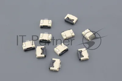 Разъем FPC Flip-Lock 0510-4RLGF 4 pin высота 1мм шаг 0,5мм 10 шт