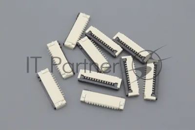 Разъем FPC Flip-Lock 1010-12RLGF 12 pin высота 1мм шаг 1мм 10 шт