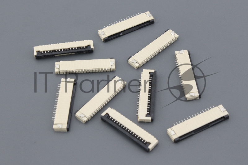 Разъем FPC Flip-Lock 1010-16RLGF 16 pin высота 1мм шаг 1мм 10 шт