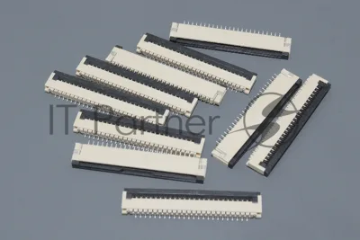 Разъем FPC Flip-Lock 1010-24RLGF 24 pin высота 1мм шаг 1мм 10 шт
