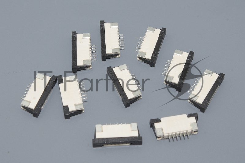 Разъем FPC Flip-Lock 1010-4RLGF 4 pin высота 1мм шаг 1мм 10 шт