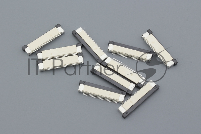 Разъем FPC Half Coverage Bottom Contact 0.5K-BX-30PWB 30 pin высота 2мм шаг 0,5мм 10 шт