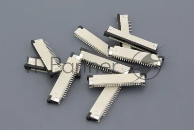 Разъем FPC Half Coverage Bottom Contact 1.0K-BX-20PWB 20 pin высота 2мм шаг 1мм 10 шт
