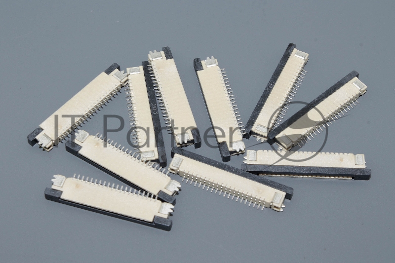 Разъем FPC Half Coverage Bottom Contact 0.8K-BX-20PWB 20 pin высота 2мм шаг 0,8мм 10 шт