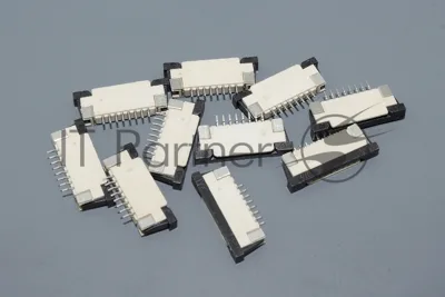 Разъем FPC Half Coverage Bottom Contact 1.0K-BX-8PWB 8 pin высота 2мм шаг 1мм 10 шт